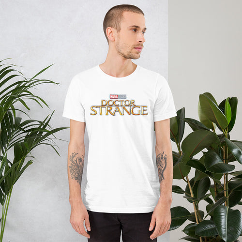 Dr Strange Marvel movie logo t shirt for men