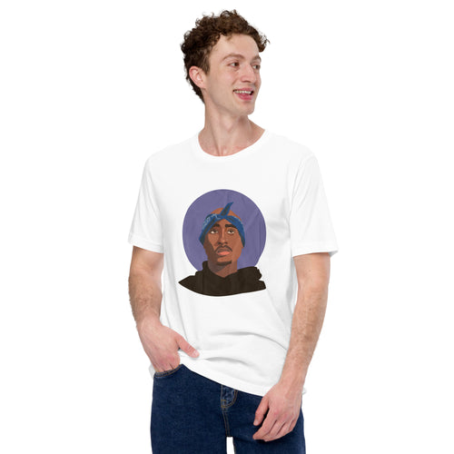 Vintage Tupac rapper t shirt for men