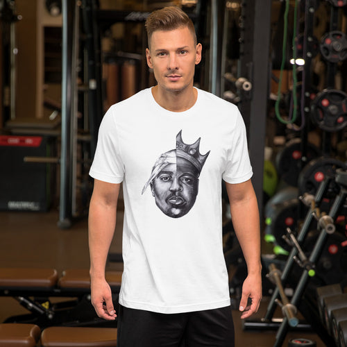Notorious BIG and tupac king of rapper t shirt for men