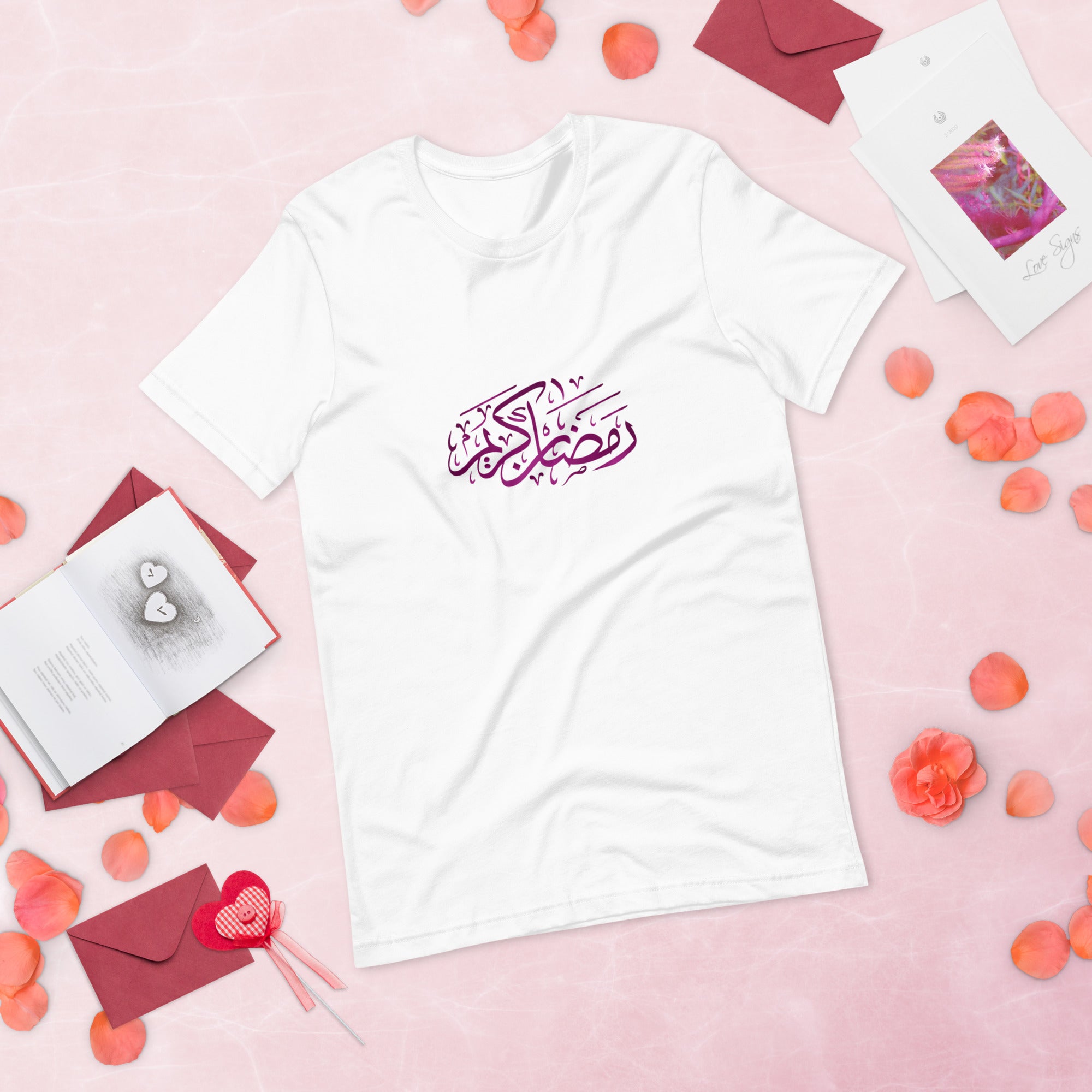 Ramadan Kareem calligraphy t shirt for women
