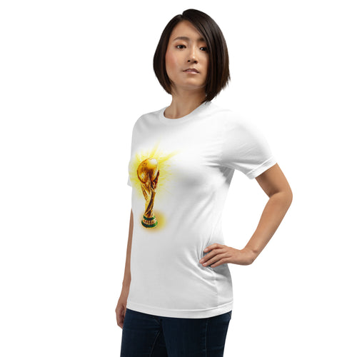 FIFA World Cup Trophy printed t shirt for women