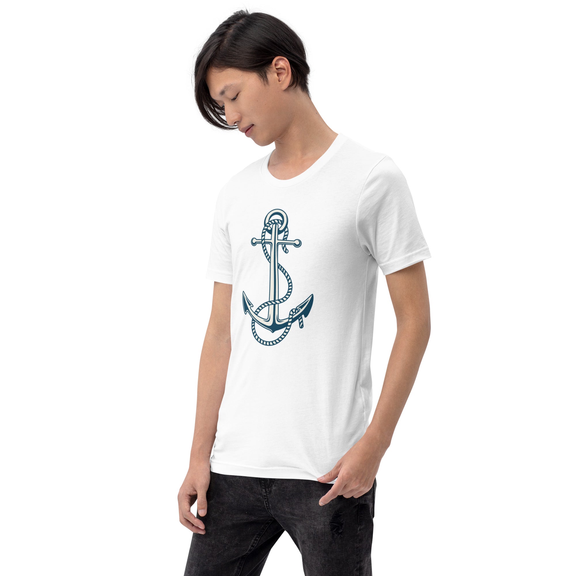 Naval Anchorage Navy T shirt for men