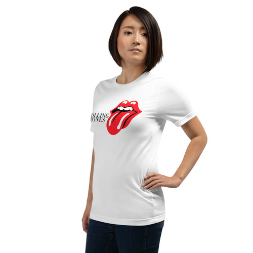 Music Band The Rolling Stones logo t shirt for women
