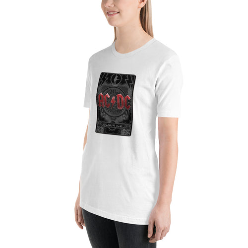 Vintage ac/dc music band t shirt for women