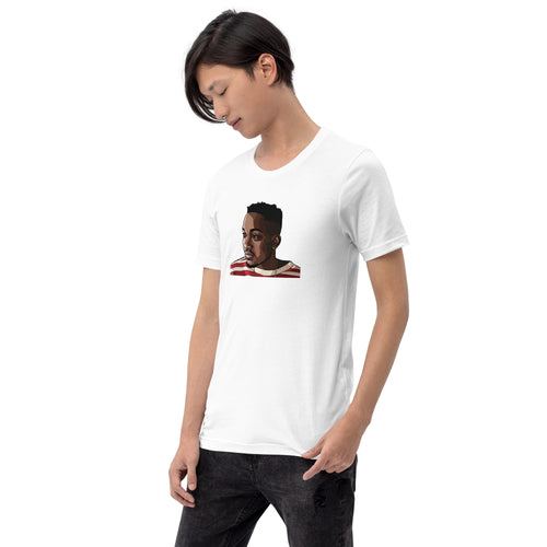 Kendrick Lamar singer cartoon portrait t shirt for men