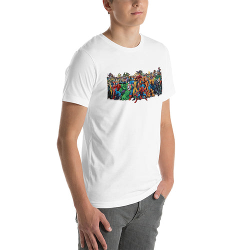 Dr Strange with all other Avengers heroes t shirt for men